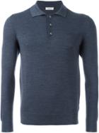 Fashion Clinic Timeless Lonsleeved Polo Shirt - Blue