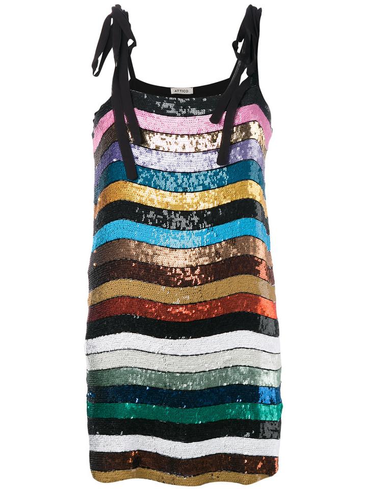 Attico - Sabrina Sequin Embellished Top - Women - Cotton/viscose/pvc - 3, Cotton/viscose/pvc