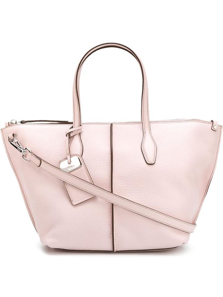 Tod's Zipped Shopper Tote