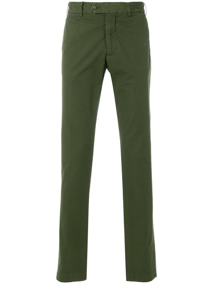 Doppiaa Slim Fit Chinos - Green