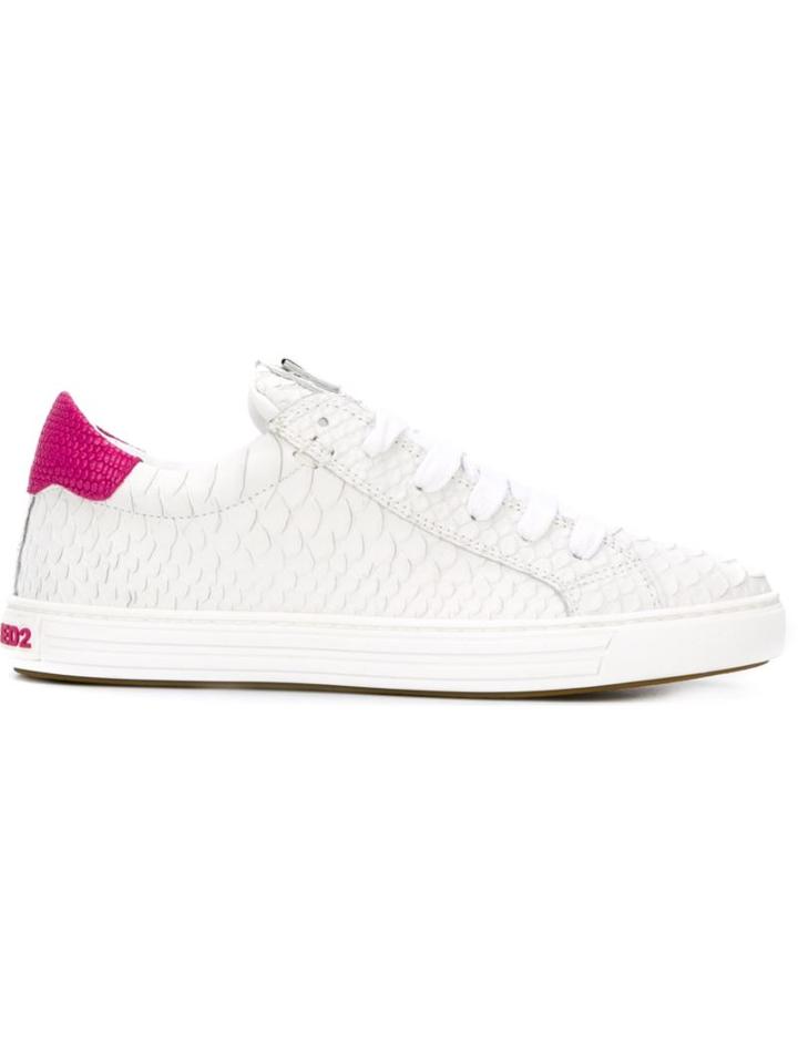 Dsquared2 Tennis Club Sneakers, Women's, Size: 38, White, Leather/rubber