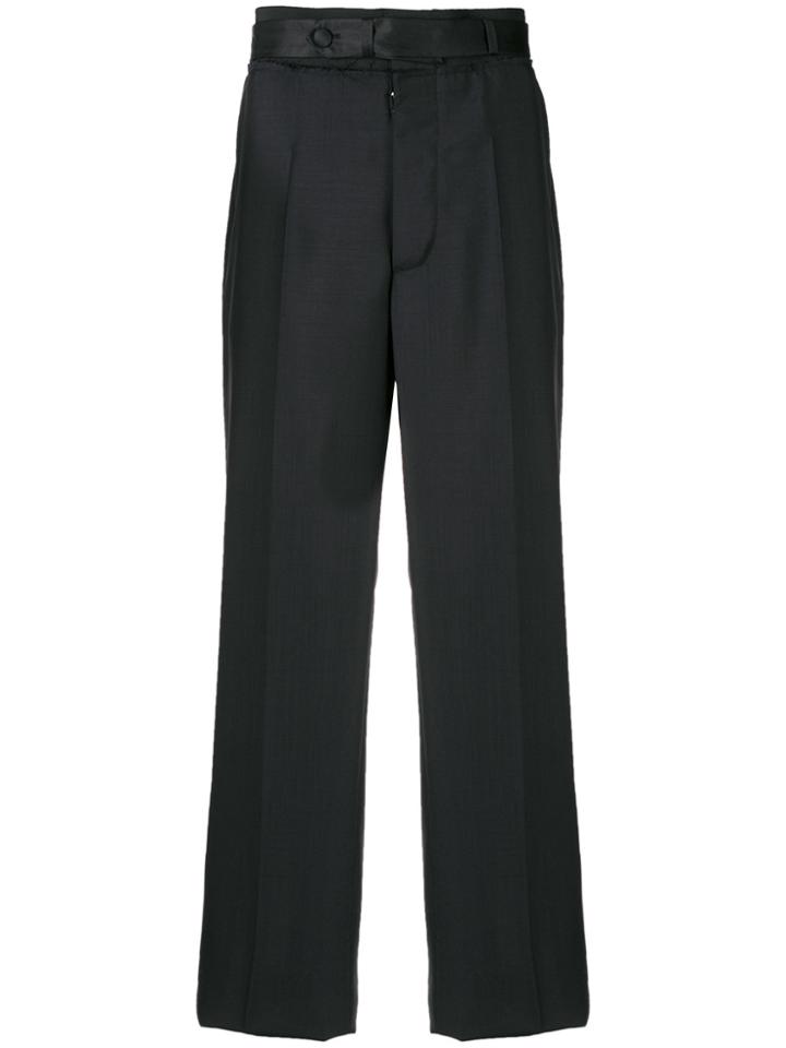 Maison Margiela Belted Straight-leg Trousers - Black