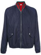 Gucci Windbreaker Bomber Jacket - Blue