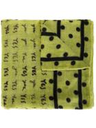 Massimo Alba Printed Scarf, Women's, Green, Cashmere