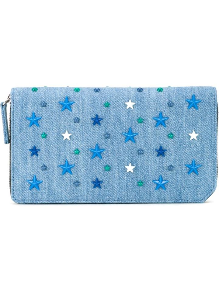 Jimmy Choo 'carnaby' Denim Wallet