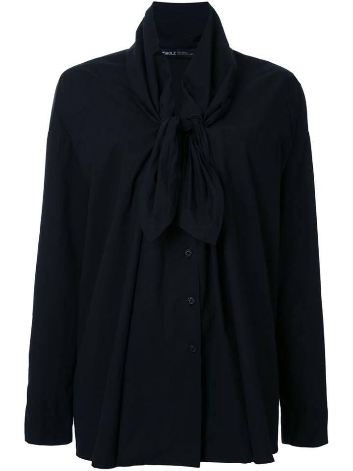 Rundholz Tied Collar Longsleeved Blouse