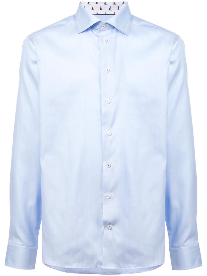 Eton Classic Button Shirt - Blue