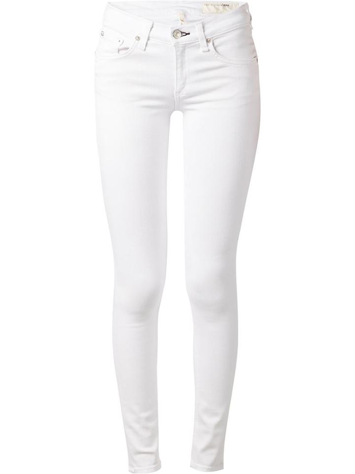 Rag & Bone Skinny Jeans, Women's, Size: 26, White, Cotton/viscose