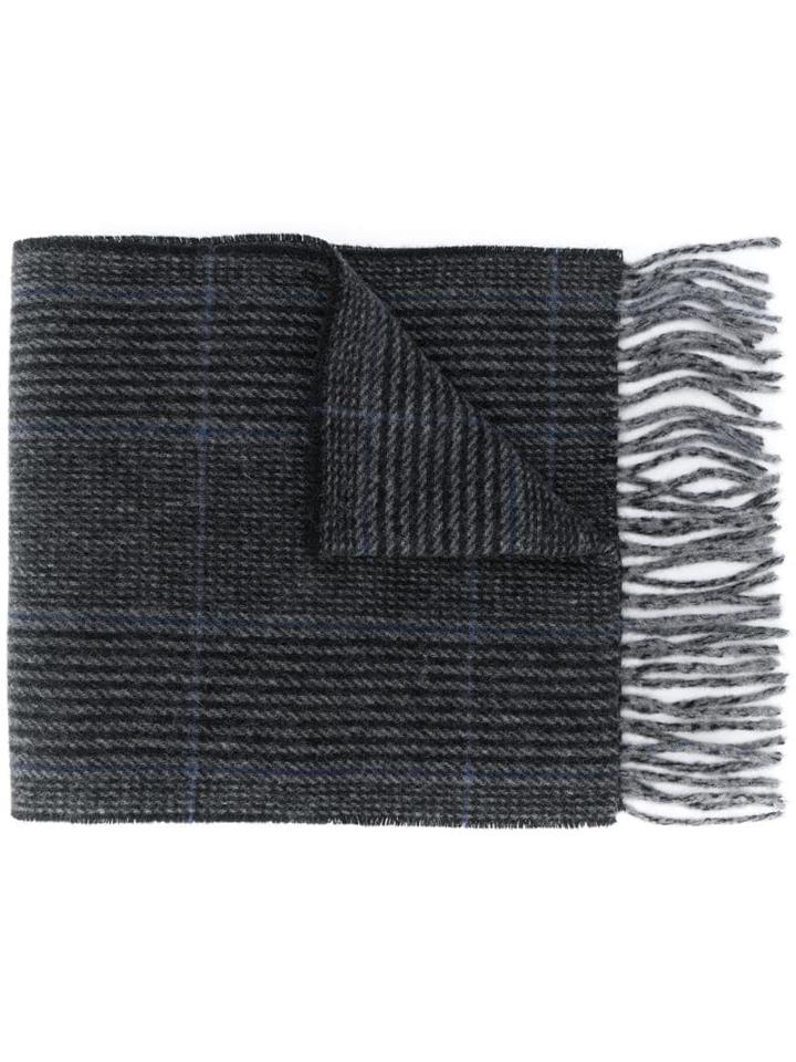 Polo Ralph Lauren Guncheck Scarf - Grey