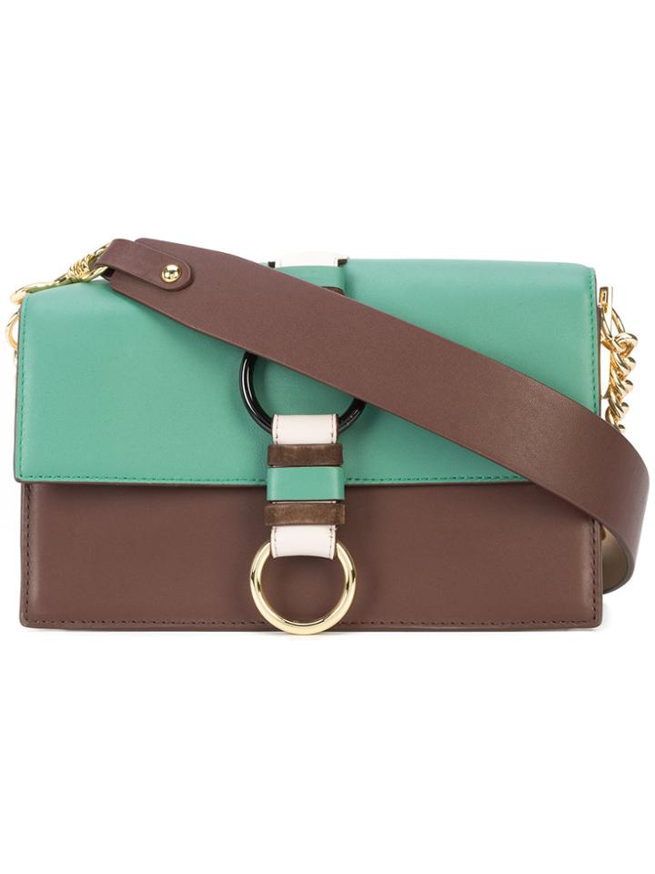 Dvf Diane Von Furstenberg Bonne Journée O-ring Shoulder Bag - Brown