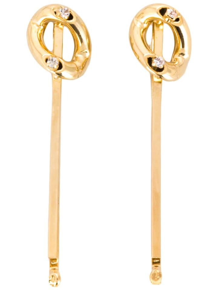 Rosantica Embellished Hair Pins - Gold
