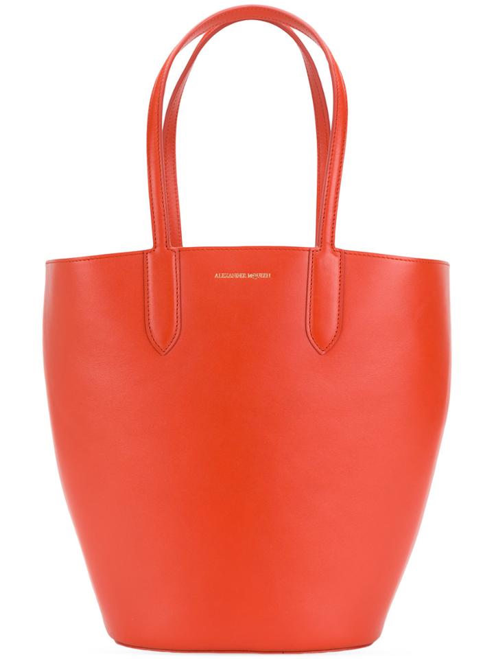 Alexander Mcqueen Basket Bag - Pink & Purple