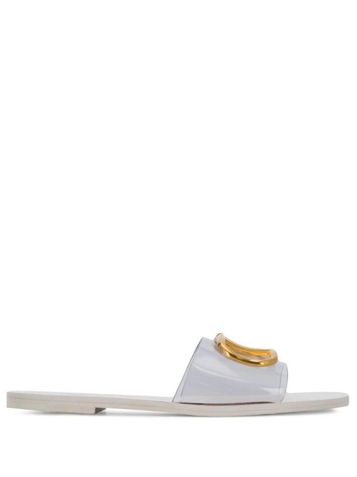 Valentino Valentino Garavani Vlogo Slides - White