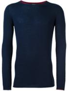 Roberto Collina Contrast Collar Sweater