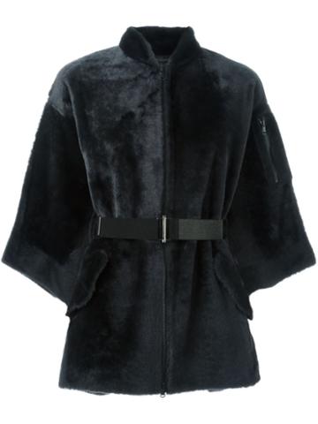 Brunello Cucinelli Reversible Jacket, Women's, Size: 38, Grey, Sheep Skin/shearling/brass/rubber