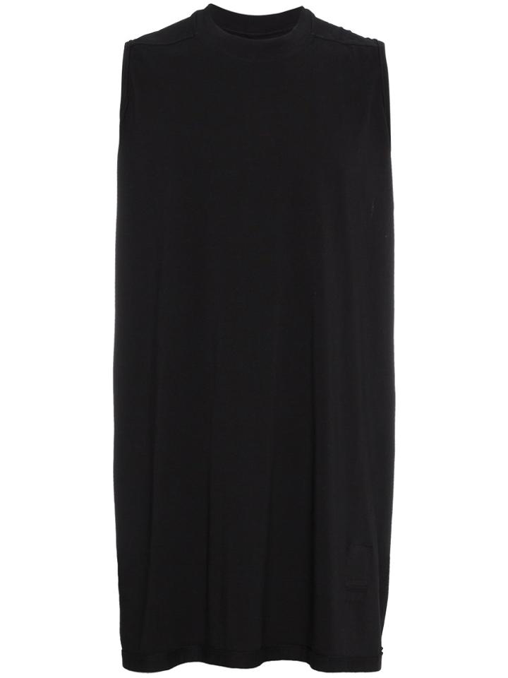 Rick Owens Drkshdw Long Tank Vest Top - Black