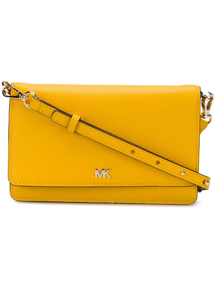 Michael Michael Kors Envelope Smartphone Crossbody Bag - Yellow &