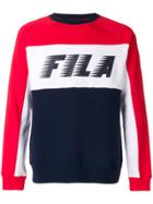 Fila Colour Block Logo Sweatshirt - Blue