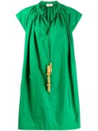 Ports 1961 Short-sleeved Flared Dress - Green