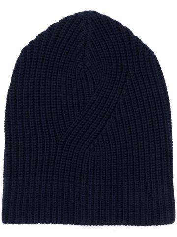 Natural Selection Ribbed Knit Beanie - Blue