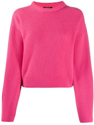 Canessa Cashmere Ribbed Jumper - Pink