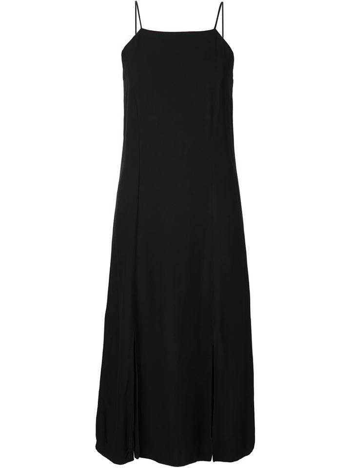 321 Maxi Slip Dress, Women's, Size: M, Black, Rayon