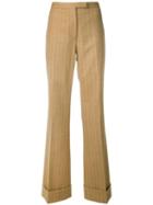 Gianfranco Ferré Pre-owned 1990 Pinstriped Trousers - Neutrals