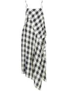 Christian Wijnants Large Gingham Print Dress - White