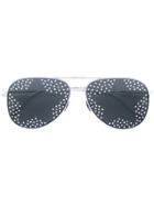 Saint Laurent Eyewear Star Stud Sunglasses - Metallic