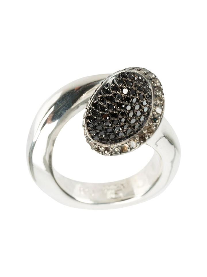 Rosa Maria Cognac Diamonds Ring, Women's, Size: 58, Metallic