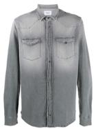 Dondup Gradient Denim Shirt - Grey