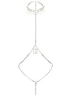 Alessandra Rich Body Harness - Silver