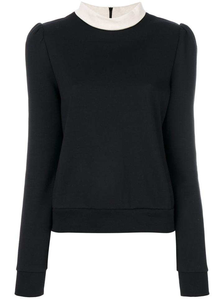 Philosophy Di Lorenzo Serafini Contrast Neck Sweatshirt - Black