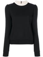 Philosophy Di Lorenzo Serafini Contrast Neck Sweatshirt - Black