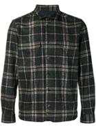 Altea Checked Shirt Jacket - Grey
