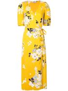 Sea Pia Floral Midi Dress - Yellow