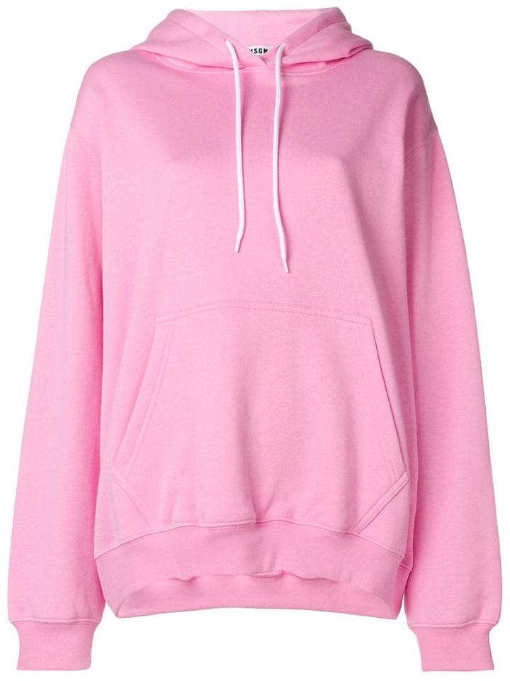 Msgm Oversized Hoodie - Pink