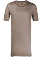 Rick Owens Long-length T-shirt - Grey