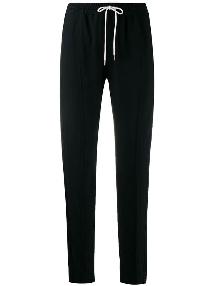 Markus Lupfer Lana Satin Tuxedo Track Pants - Black
