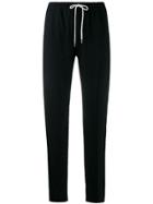 Markus Lupfer Lana Satin Tuxedo Track Pants - Black