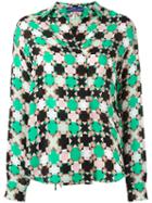 Emilio Pucci Geometric Print Blouse, Women's, Size: 42, Silk