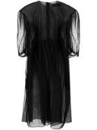 Simone Rocha Dropped Sleeve Dress - Black
