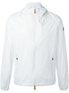 Save The Duck Hooded Windbreaker Jacket, Men's, Size: Large, White, Nylon