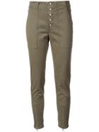 A.l.c. Cropped Fitted Trousers - Green