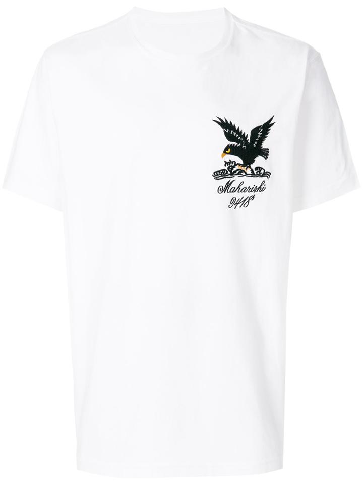 Maharishi Embroidered Eagle T-shirt - White