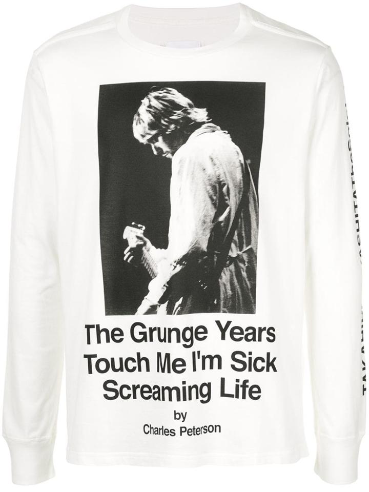 Takahiromiyashita The Soloist Photographic Print Ls T-shirt - White