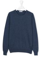 Paolo Pecora Crew Neck Sweatshirt, Boy's, Size: 14 Yrs, Blue