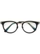 Brioni - Round Frame Glasses - Men - Acetate/titanium - 51, Black, Acetate/titanium