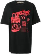 Ottolinger Oversized Graphic Print T-shirt - Black