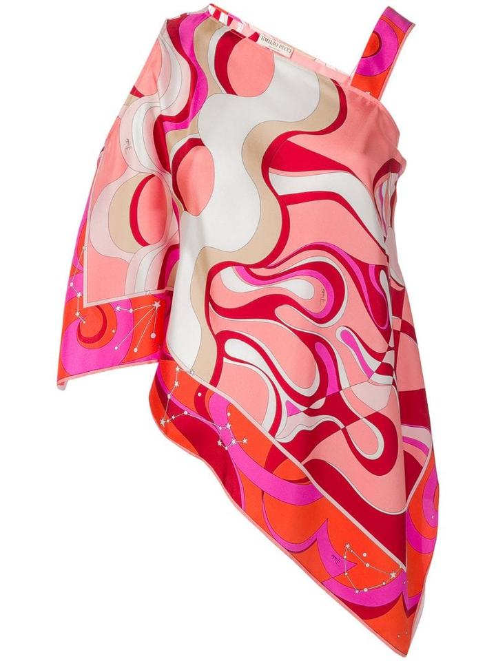 Emilio Pucci Copacabana Print Silk Top - Pink
